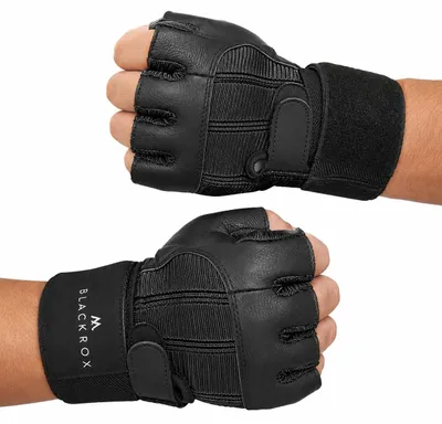 Immagine prodotto di Guanti da fitness BLACKROX Boston V3 – Guanti da allenamento per palestra (Grigio / S)
