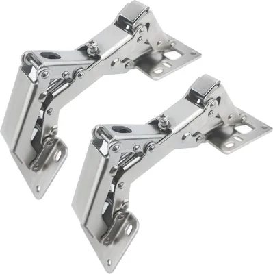 Produktbild von 170° Soft-Close Türscharniere - Set von 2 - Hydraulische Scharniere für Holztüren und Schränke