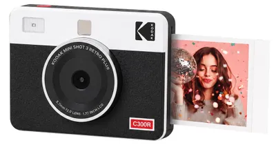 Produktbild von KODAK Mini Shot 3 Retro 4PASS 2-in-1 Sofortbildkamera und Fotodrucker (7,6x7,6cm