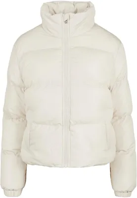 Image de Urban Classics Ladies - Short Puffer Winterjacke sand - XXL