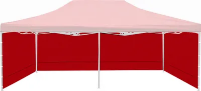 Produktbild von Aga Seitenwände für Verkaufsstand 3x6m Rot