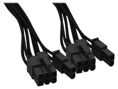 Produktbild von be quiet! CP-6620, 0,6 m, 2 x PCI-E(6+2 pin), Männlich, Männlich, Gerade, Gerade
