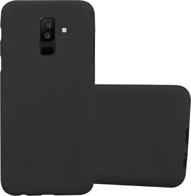 Produktbild von Cadorabo Schutzhülle für Samsung Galaxy A6 PLUS 2018 Hülle in Schwarz Handyhülle TPU Etui Cover Case