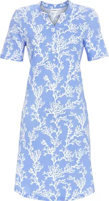 Produktbild von Nachthemd mit Knopfleiste : malibu blue : 46