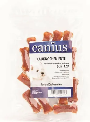 Produktbild von Canius Kauknochen Ente 5cm 12 Stück | 5cm