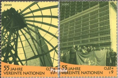 Produktbild von Briefmarken UNO - Wien 2000 Mi 309-310 (kompl.Ausg.) postfrisch Umweltkonferenz