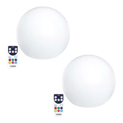 Produktbild von Set Mit 2 Kabellosen Leuchtbällen BOBBY d30cm