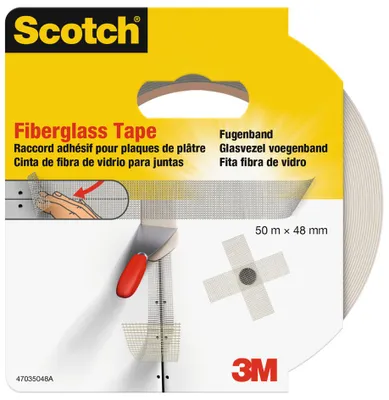 Productafbeelding van Scotch 7100181559 Scotch Gewebeband weiß 48,0 mm x 50,0 m 1 Rolle