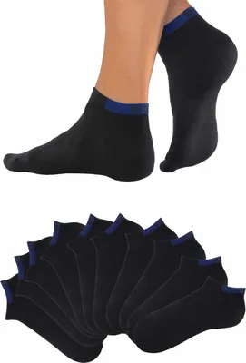 Produktbild von H.I.S. Sneakersocken 10 er-Pack schwarz Größe 43-46