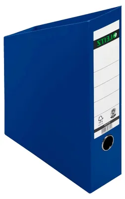 Produktbild von Stehsammler 80 mm Rückenbreite, A4, 10er Pack, Faltbar, Blau