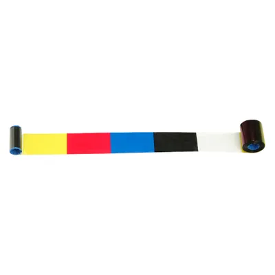 Produktbild von Zebra True Colours i Series YMCKK ribbon, ZXP 8, Mehrfarbig