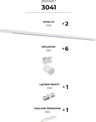 Immagine prodotto di Set di sbarre di distribuzione monofase Zuma Line 3041