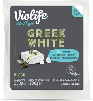 Obrázok produktu pre Ser wegański Greek White Violife blok 200 g