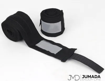 Immagine prodotto di Benda da boxe Jumadas – Benda da allenamento – Protezione – Boxe – Taekwondo – Arti marziali – 3 metri – Nero