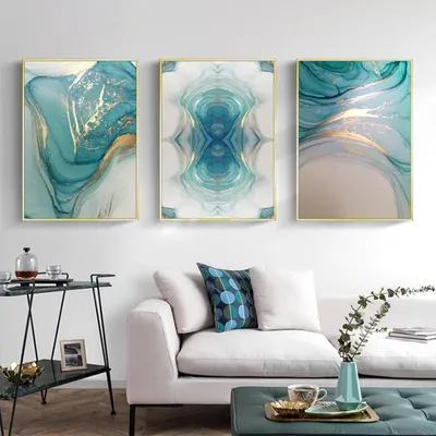 Produktbild von TPFLiving Kunstdruck LW-404 (OHNE RAHMEN) Poster - Leinwand - Wandbild - Hochauflösender Giclée-Druck, langlebig und hochwertig - Abstrakte Strukturen - Wanddeko Wohnzimmer -  - Größe: 50x70cm