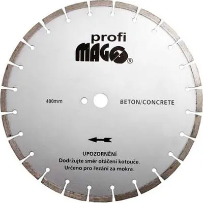 Obrázok produktu pre Diamantový segmentový kotúč 400x25,4 mm MAGG Profi na betón