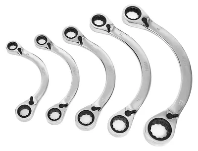 Produktbild von HBM 5-teiliges Profi-Anlasserschlüssel-Set, Halbmondschlüssel-Set
