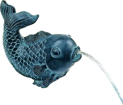 Produktbild von Heissner Teichfigur mit Speierfunktion Fisch 18 x 16 x 13 cm