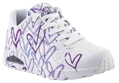 Produktbild von Skechers - "JGoldcrown Uno Lite Spread the Love" Sneaker für Damen PP12531 (36 EU) (Weiß/Violett)
