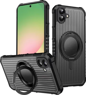 Immagine prodotto di Custodia MagSafe per Xiaomi Redmi A5 4G 360 gradi anello supporto fotocamera protezione nero