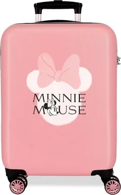 Image de Valise à roulettes Disney Minnie Head en ABS, 55 cm