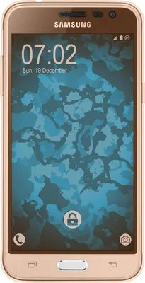 Produktbild von PhoneNatic Case kompatibel mit Samsung Galaxy J3 - gold Silikon Hülle 360° Fullbody Cover