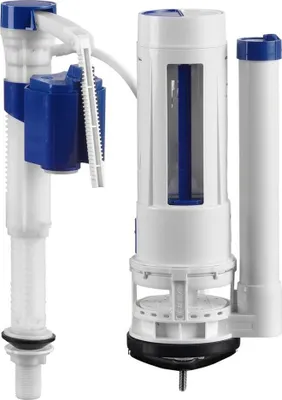 Immagine prodotto di Set di rubinetti Sapho con doppio scarico da 49 mm, raccordo a pavimento da 1/2", cromato