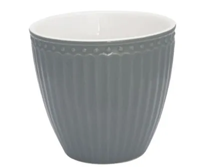 Immagine prodotto di GreenGate Latte Becher Cup Alice stone grau Everyday Geschirr 300ml Kaffee Tee