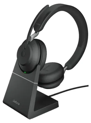 Produktbild von Jabra Evolve2 65 UC Stereo Headset, On-Ear, Bluetooth, kabellos, USB-A