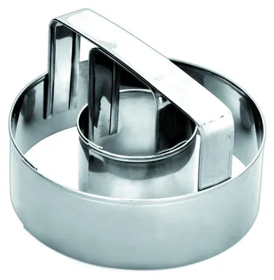 Produktbild von Ibili Donut-Ausstecher 7,5 cm aus Edelstahl, silber, 7.5 x 7.5 x 5 cm