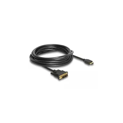 Produktbild von Kabel DVI 18+1 Stecker > HDMI-A Stecker 5,0 m Delock