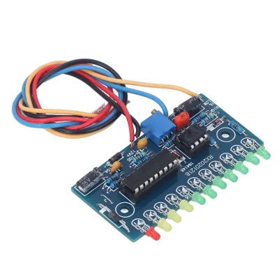 Imagen del producto de Módulo indicador de nivel de audio con LED, módulo de nivel de audio con LED, placa indicadora de nivel de audio con LED, módulo indicador de nivel de preamplificador, módulo indicador de nivel de amplificador de potencia con LED, indicador de nivel de audio con LED