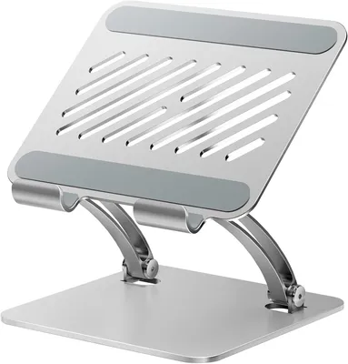 Zdjęcie produktu dla Uchwyt do tabletu, regulowany, 4.7 do 16.5 cali, aluminium, srebrny, na biurko