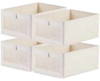 Produktbild von Schubladen Organizer - Set von 4 Beige Aufbewahrungsboxen