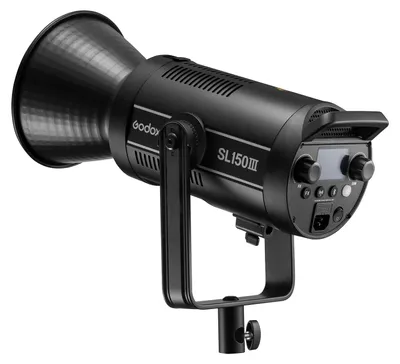 Obrázek produktu pro Godox SL150III Studiové LED video světlo, 160 W, výkonné fotografické světlo, 5600 K ¡À 200 K, stmívatelné, 8 FX světelných efektů, CRI96, TLCI97, Bowens Mount APP dálkové ovládání pro domácí studio, živé vysílání, portrétní fotografie, svatební fotografie