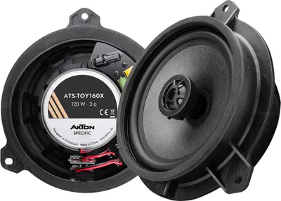 Zdjęcie produktu dla AXTON ATS-TOY160X | AXTON SPECIFIC 2-drożny zestaw głośników współosiowych Plug & Play do Toyoty