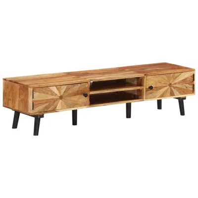 Produktbild von The Living Store TV-Schrank 145x35x35 cm Akazie Massivholz