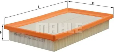 Produktbild von Luftfilter MAHLE LX 1981 für HYUNDAI ATOS (MX) Filtereinsatz