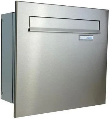 Produktbild von A-041 Edelstahl Durchwurfbriefkasten (14,5-20 cm Tiefe)