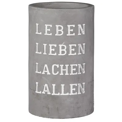 Produktbild von Vino Beton Weinkühler "Leben Lieben Lachen Lallen"