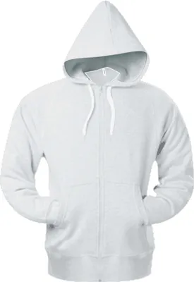 Produktbild von Kariban Herren Sweatjacke Kapuzenpullover Hoodie Sweatshirt Pullover, Größe:XL, Farbe:Weiß