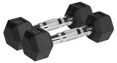 Obrázok produktu pre Rebel RBA-2325-02 Pogumované litinové činky HEX 2 x 2 kg