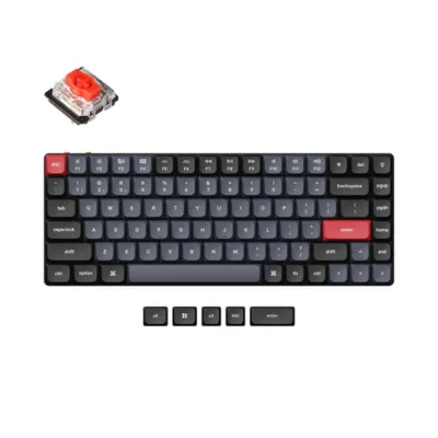 Obrázek produktu pro Keychron K3 Pro QMK/VIA nzkoprofilov pepna Gateron s monost vmny za chodu v erven barv, podsvcen RGB