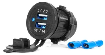 Immagine prodotto di Caricatore doppio USB impermeabile per veicoli 4,2A 12V/24V per auto e barche