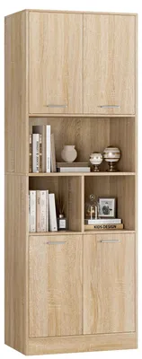 Image de Meuble de rangement - Armoire - Grandes armoires - Meubles de rangement - Étagères - 180,5 x 60 x 40 cm - Étagère de rangement