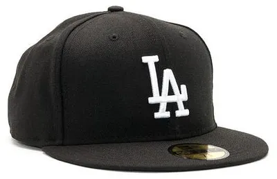 Imagen del producto de Gorra MLB Los Angeles Dodgers New Era Basic 59fifty, color negro