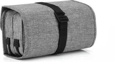 Produktbild von reisenthel wrapcosmetic, Kulturtasche, Kulturbeutel, Kosmektischtasche, Beautycase, zum Aufhängen, Twist Silver, 3 L, WB7052