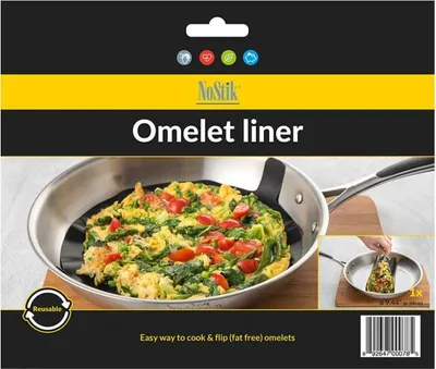 Obrázok produktu pre Podloka na panvicu NoStik DDD430, priemer 24 cm, na omelety, neprinav povrch, opakovane pouiten, ierna