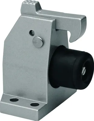 Produktbild von DENI Türfeststeller silber lackiert