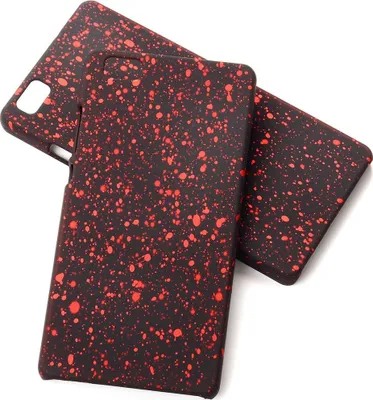 Produktbild von Handy Hülle Schutz Case Bumper Schale für Huawei P8 Lite 3D Sterne Rot